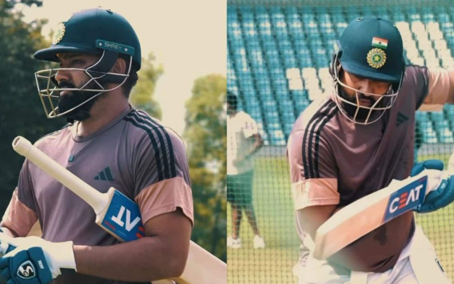 Rohit Sharma Trains Hard [Source: @CGN9999/X.com]